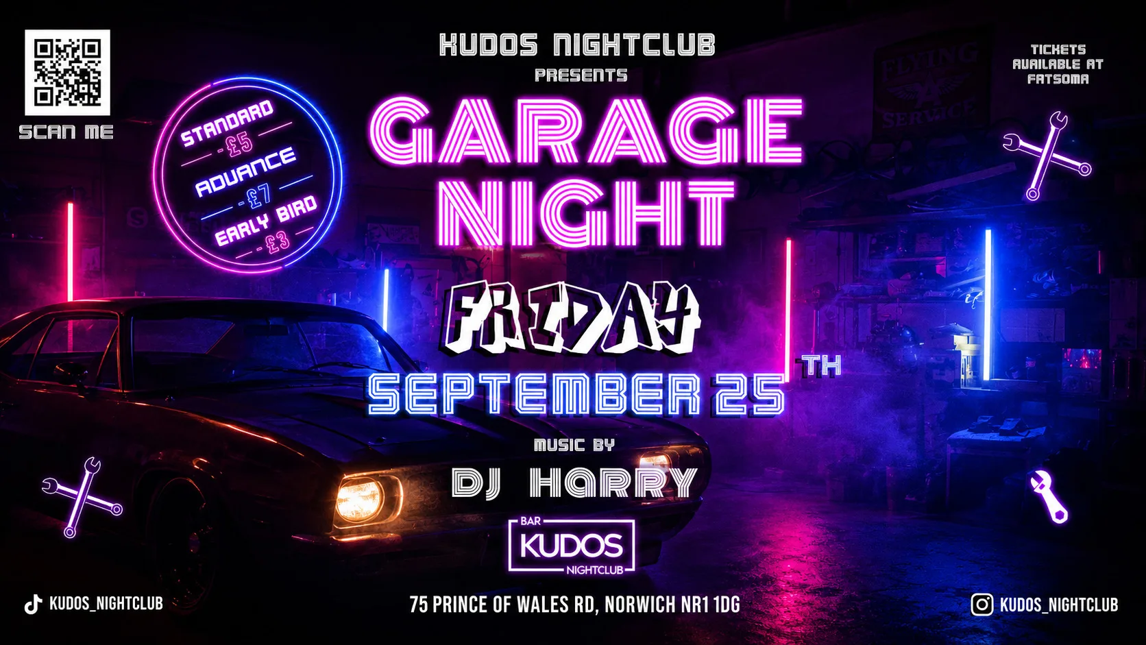 KUDOS PRESENTS: GARAGE AFTER DARK 🔊 at KUDOS Bar and Nightclub
