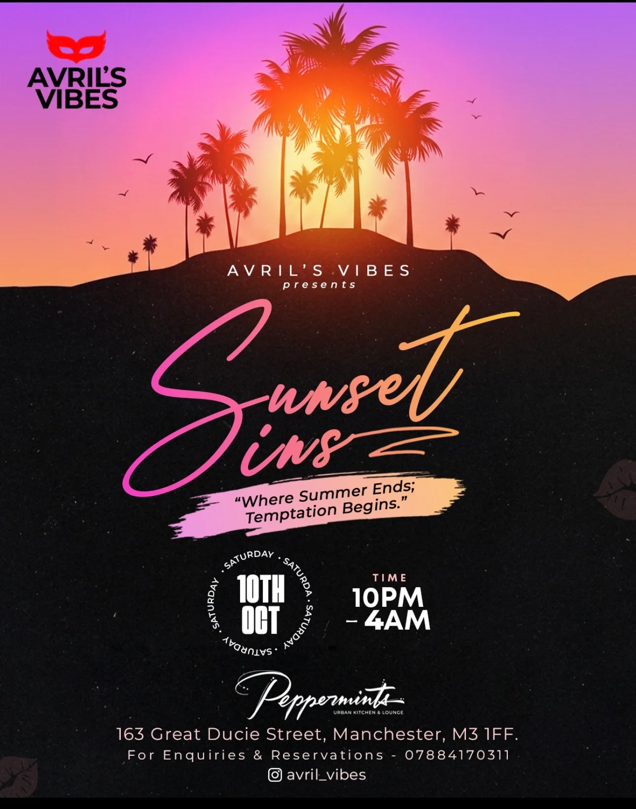 SUNSET SINS