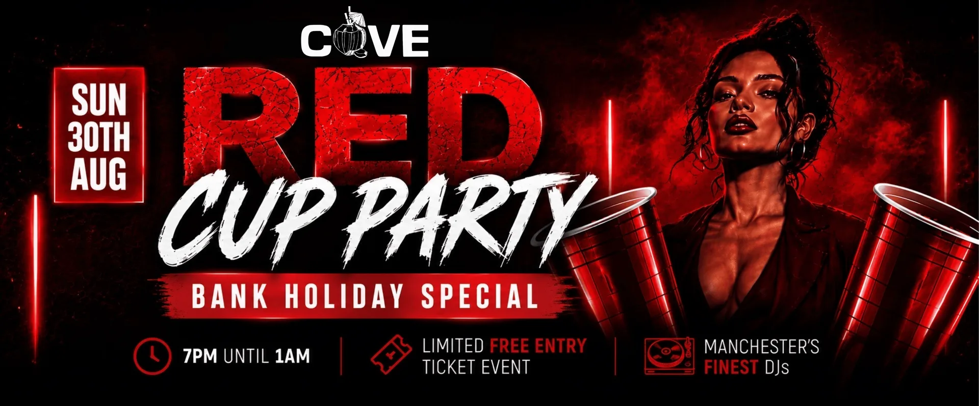 Bank Holiday Red Cup Party