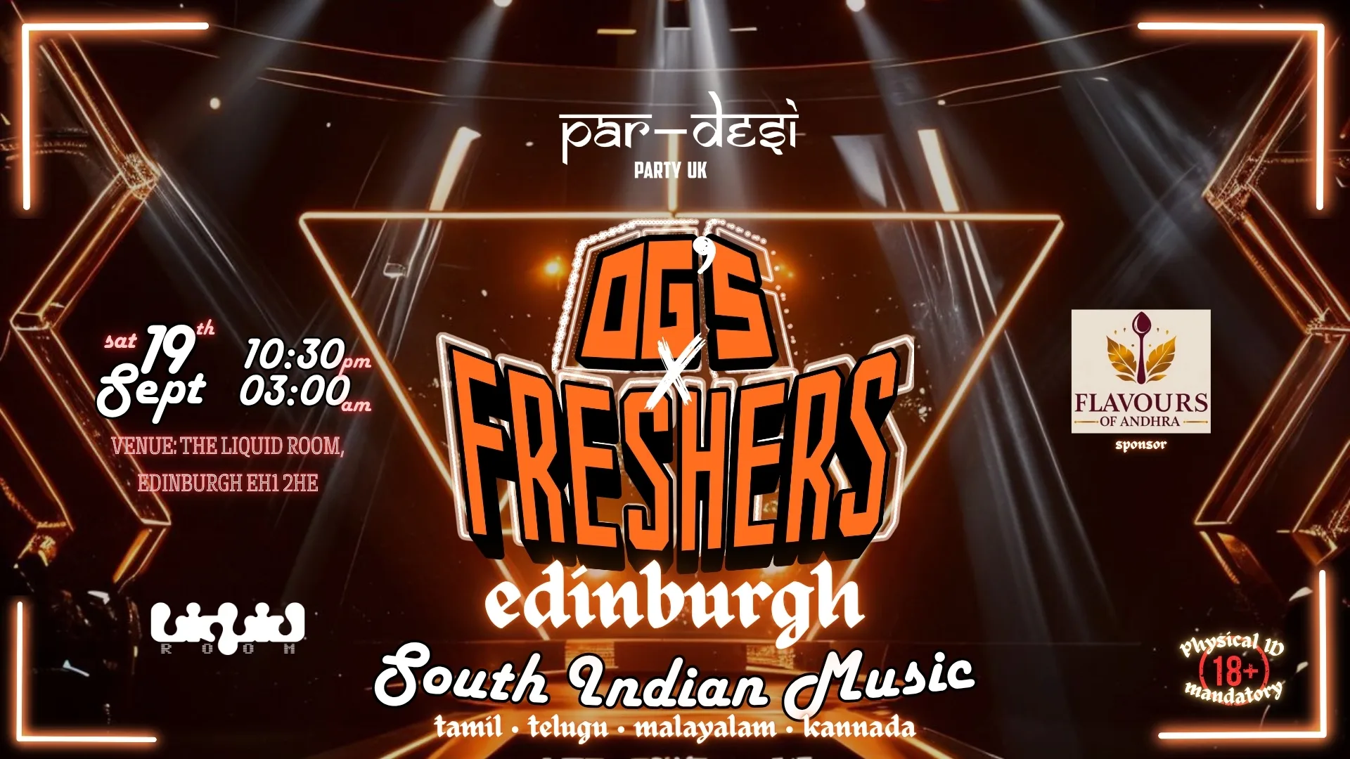 🎧🔥 OG’s × FRESHERS - EDINBURGH 🔥🎧