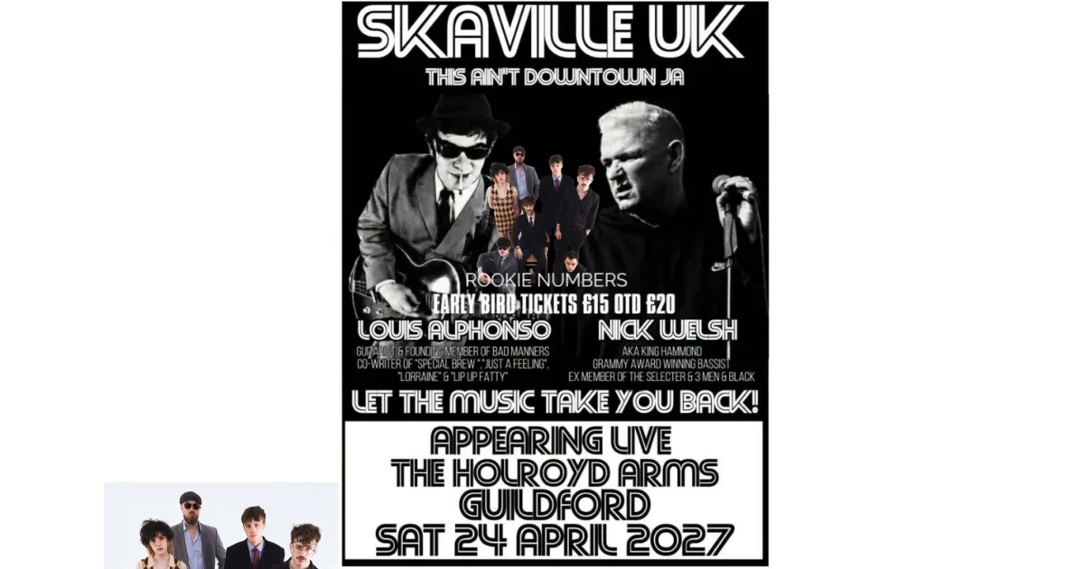 SKAVILLE UK (Louie Afonso & Nick Welsh)/ROOKIE NUMBERS at Holroyd Arms