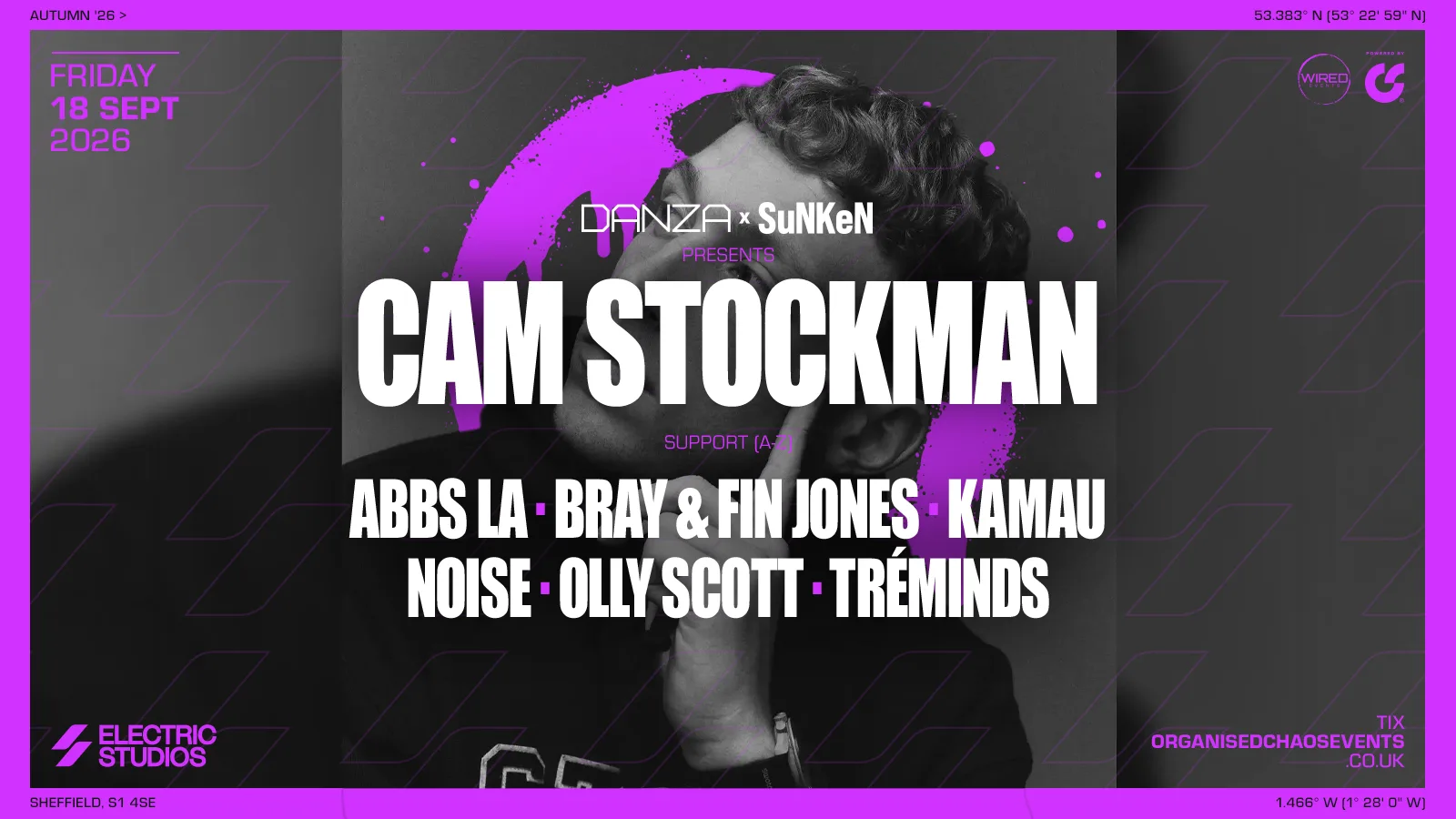 SuNKeN x Danza ft CAM STOCKMAN at Electric Studios