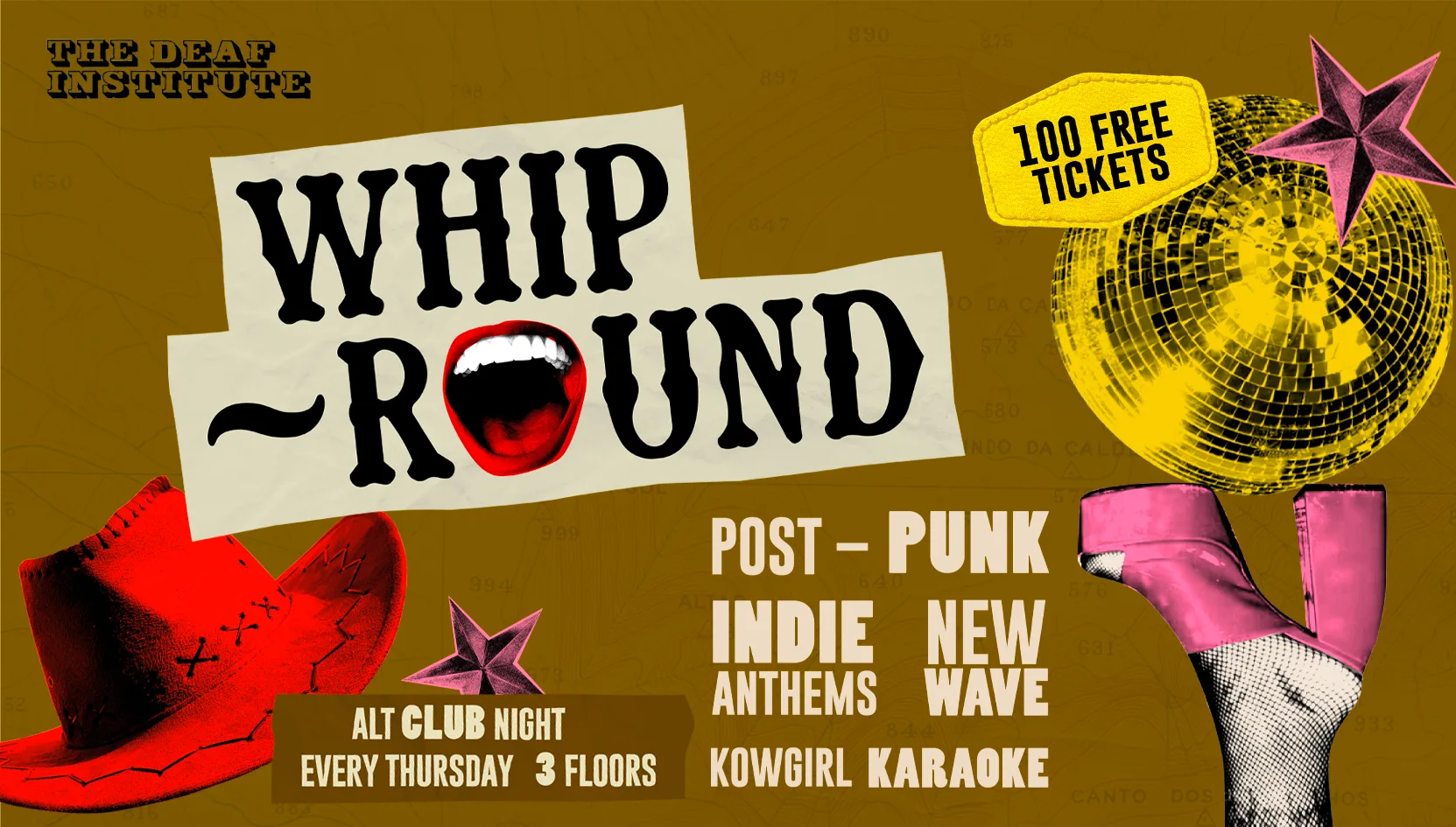 Whip-Round🤠 THURSDAYS AT DEAF | INDIE CLASSICS, POST-PUNK, NEW WAVE + MORE