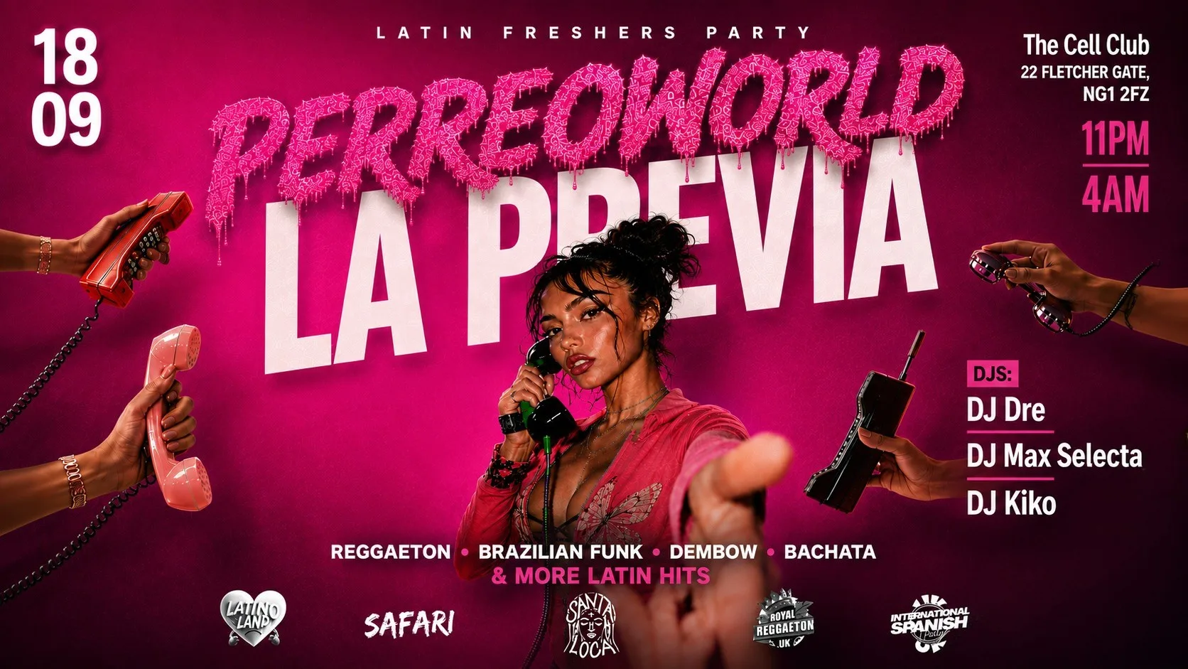 NOTTINGHAM PERREOWORLD | LA PREVIA 📞💗 |  FRESHERS LATIN PARTY