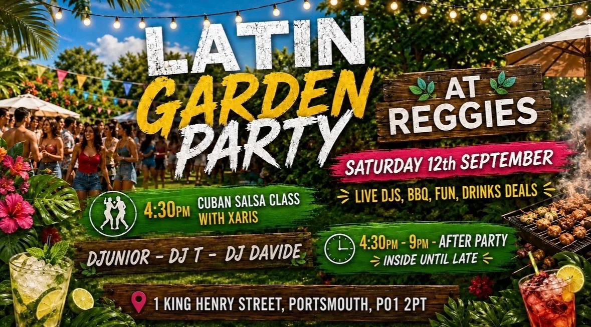 LATIN GARDEN PARTY at Reggies Cocktail Bar