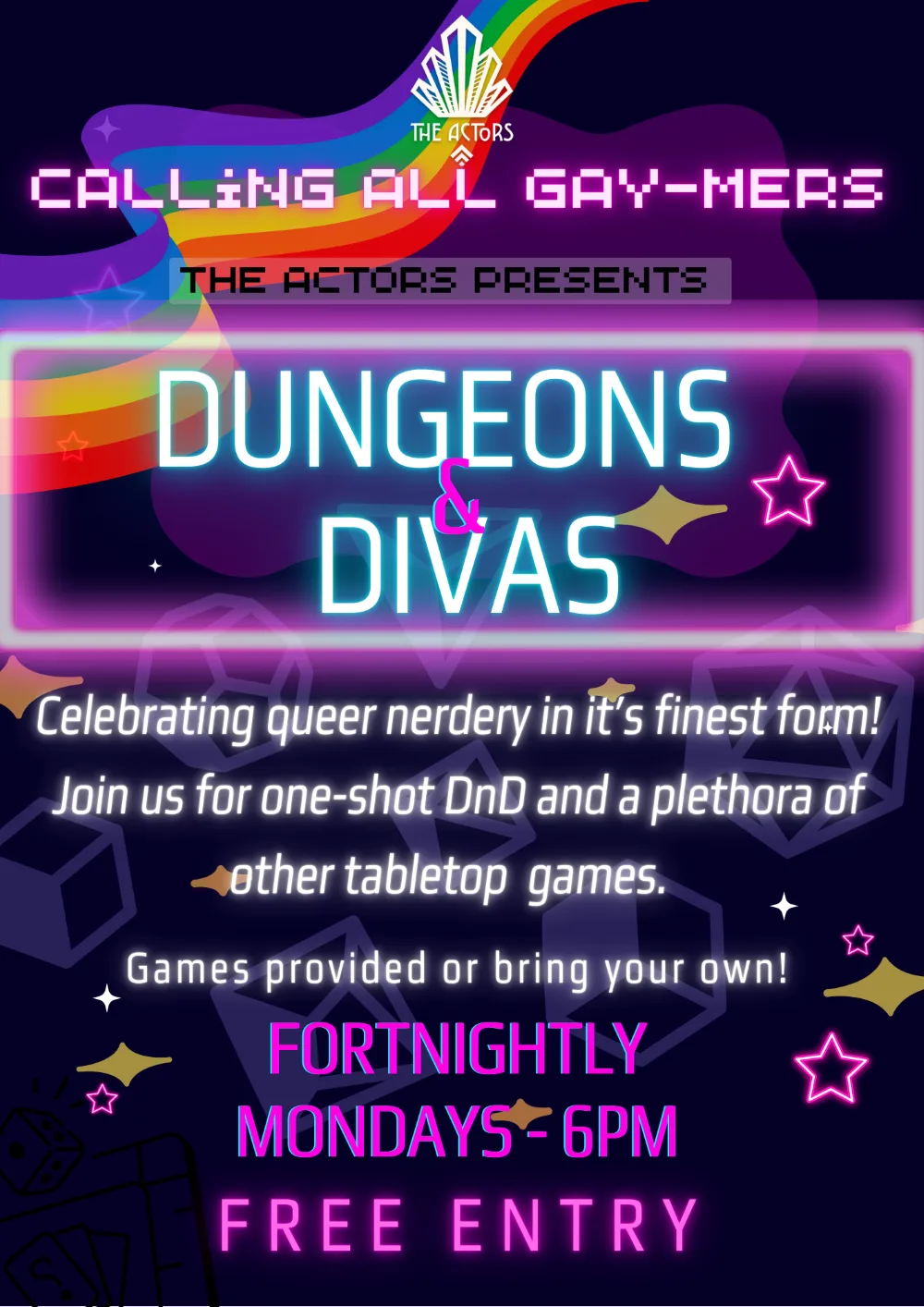 Dungeons & Divas at The Actors