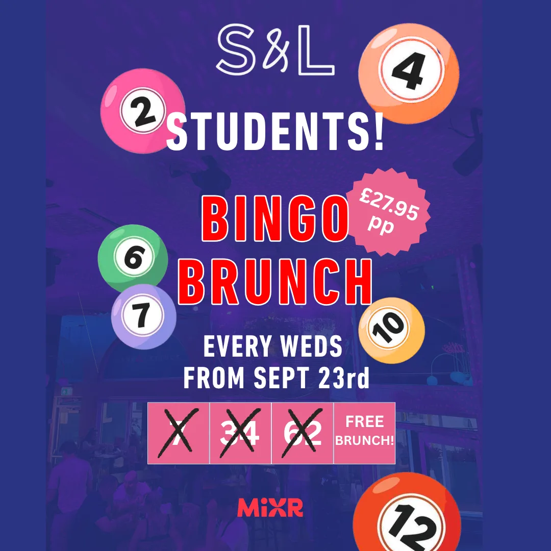 Student Bingo Bottomless Brunch