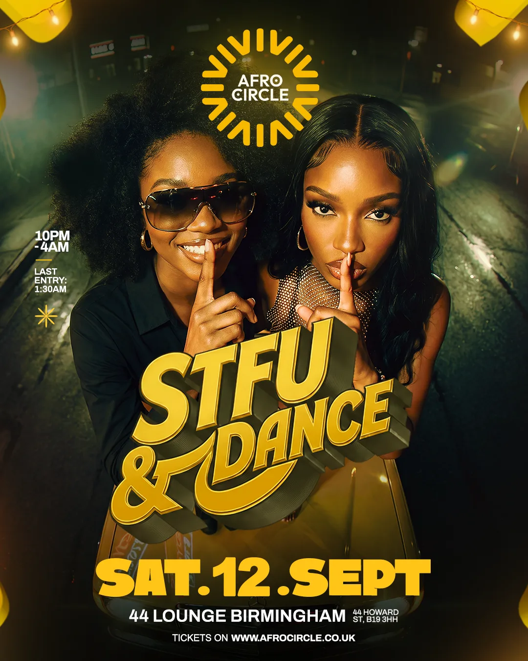 AfroCircle: STFU & DANCE 💃🏽 at 44loungebirmingham