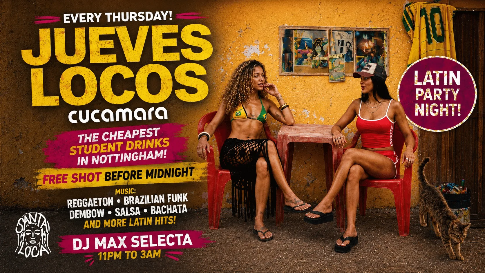 Freshers Week Jueves Locos! - Weekly Latin Party