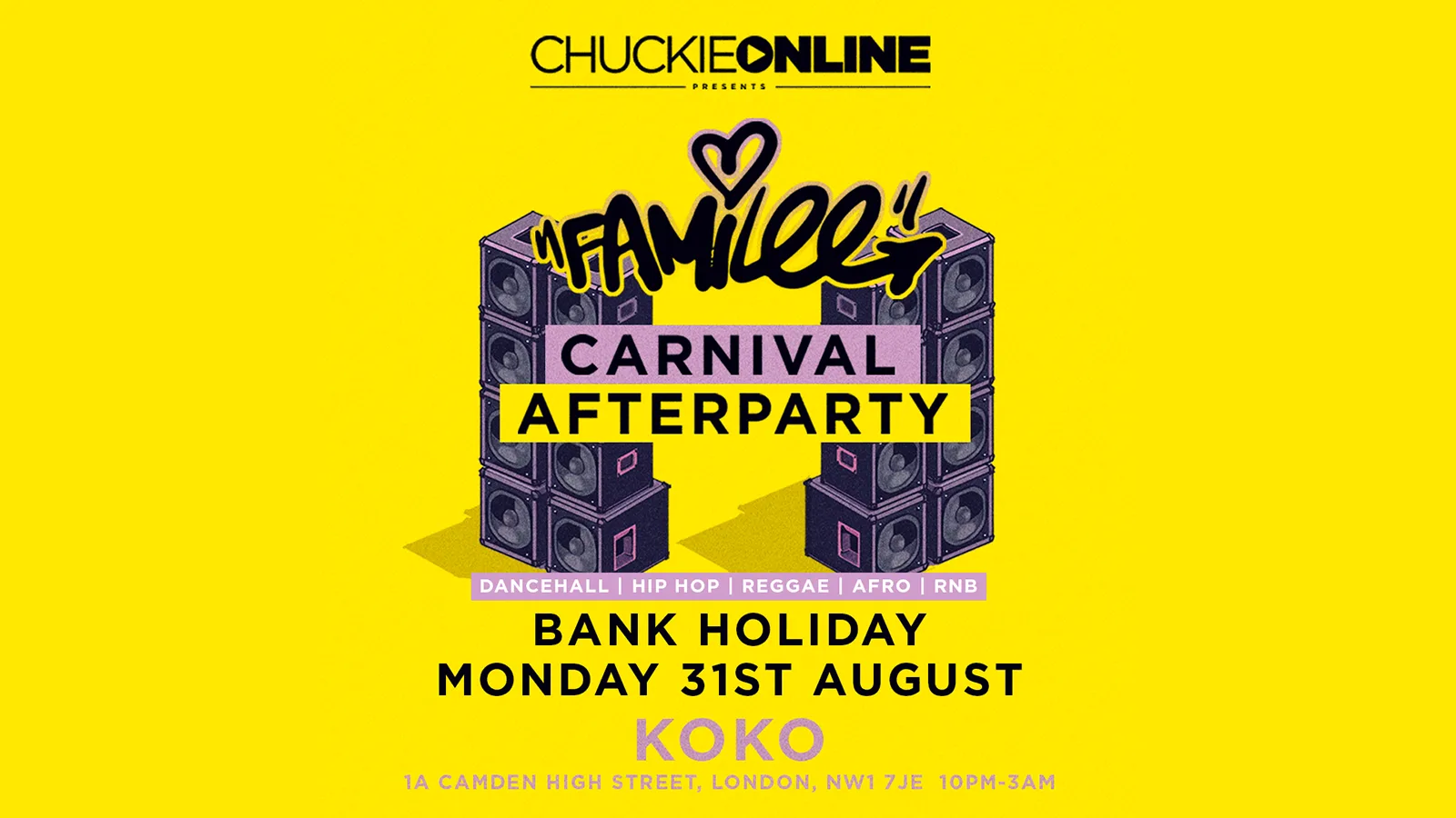 Chuckie Online presents: FAMILEE The OFFICIAL Carnival After Party