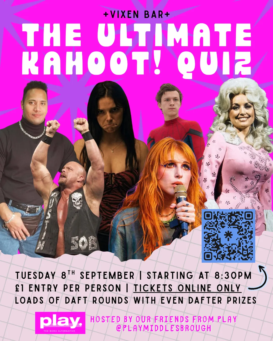 The Ultimate Kahoot! Quiz at Vixen Bar