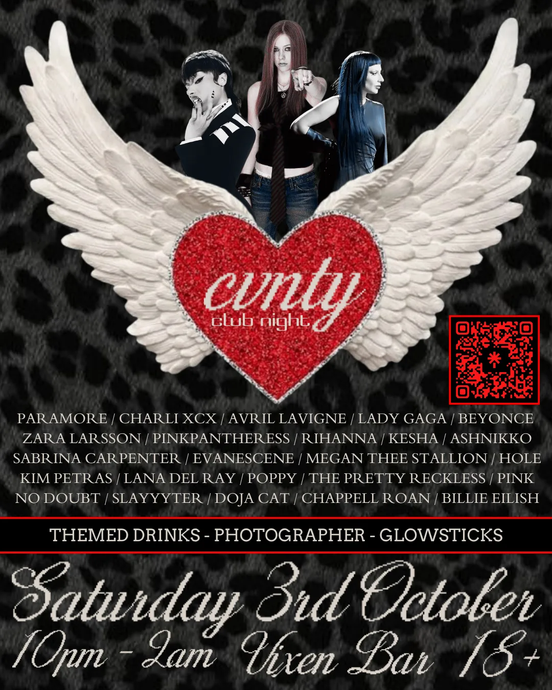 cvnty club night at Vixen Bar