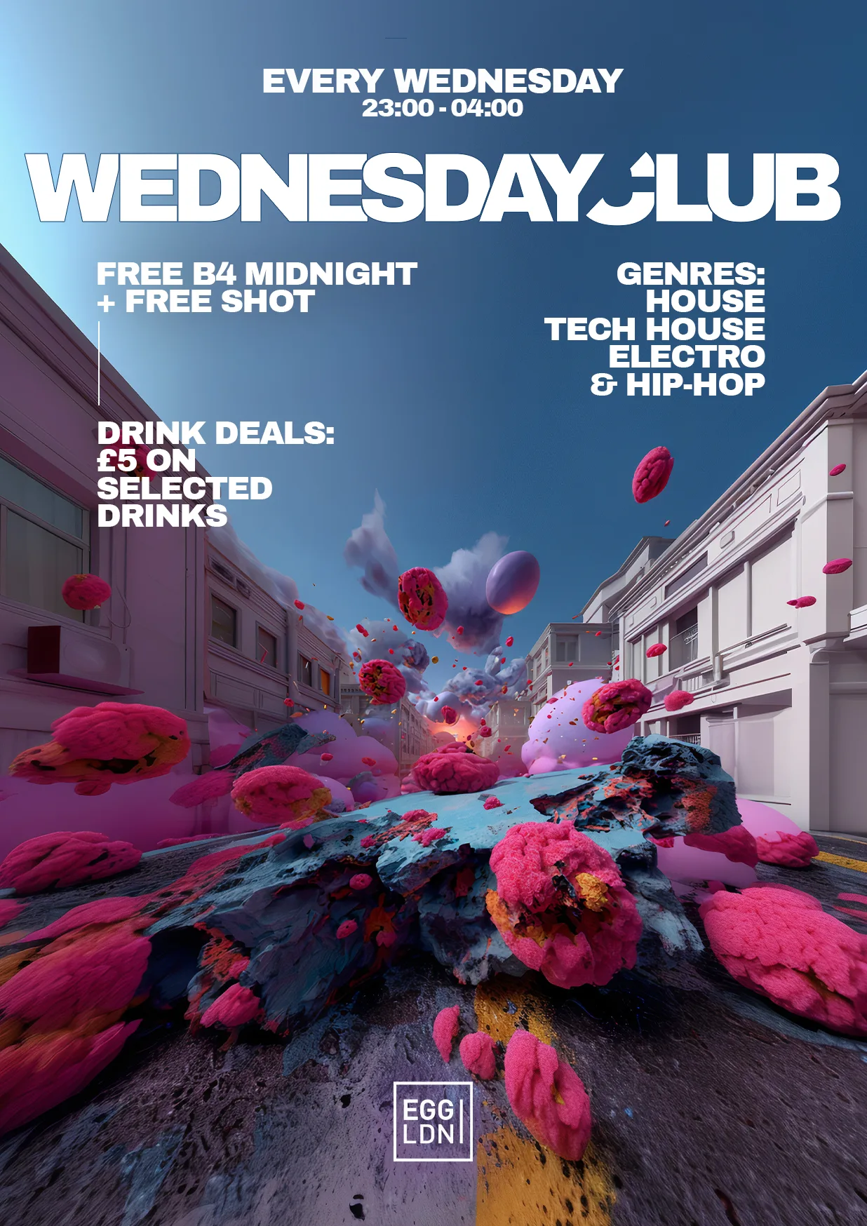 Wednesday Club: House, Tech House, Electro & Hip Hop - Free Tickets