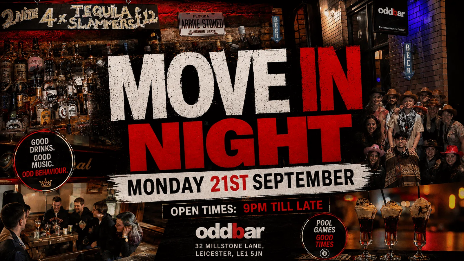 🚨 MOVE IN NIGHT AT ODDBAR 🚨