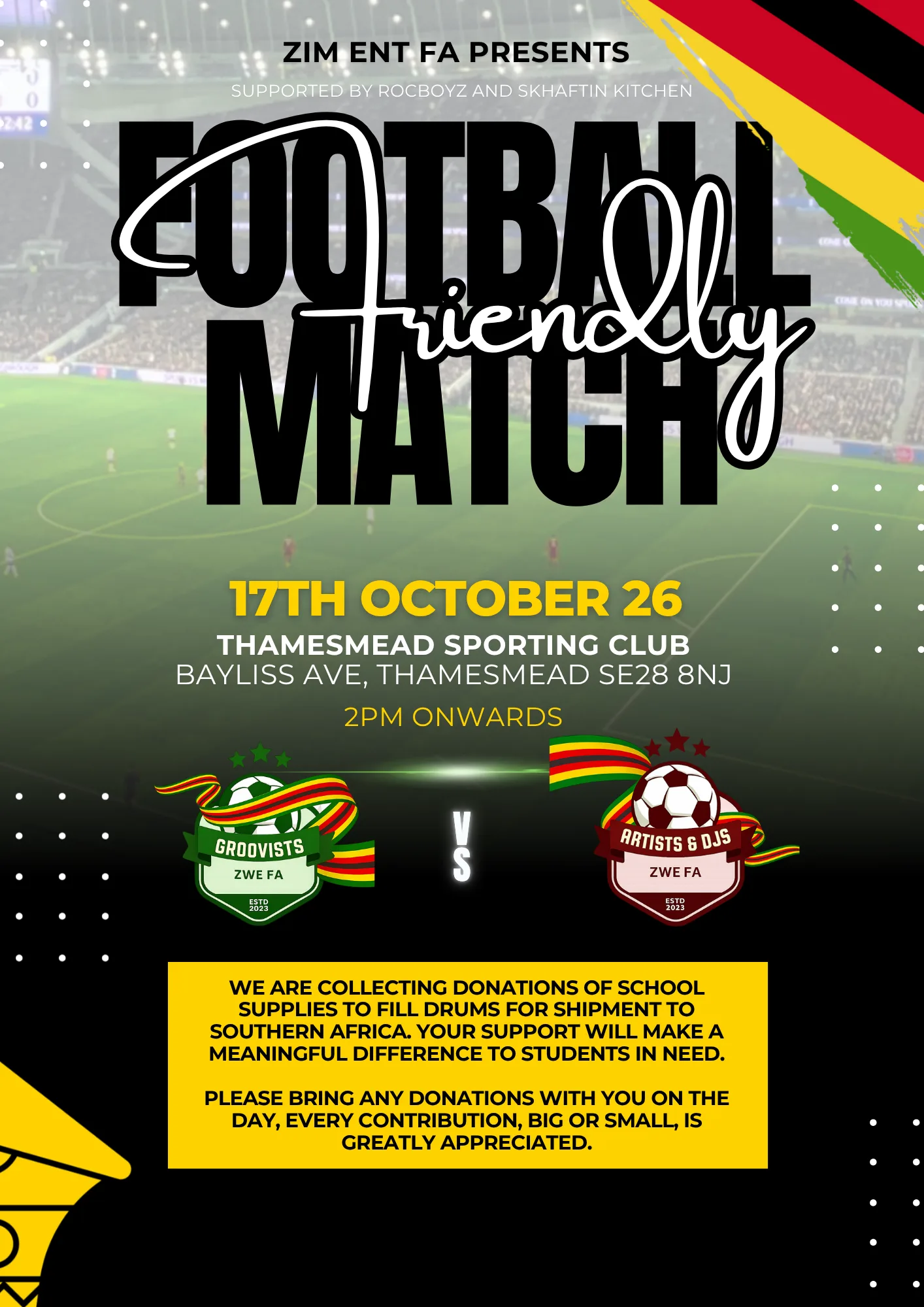 Friendly Match and Family Braai