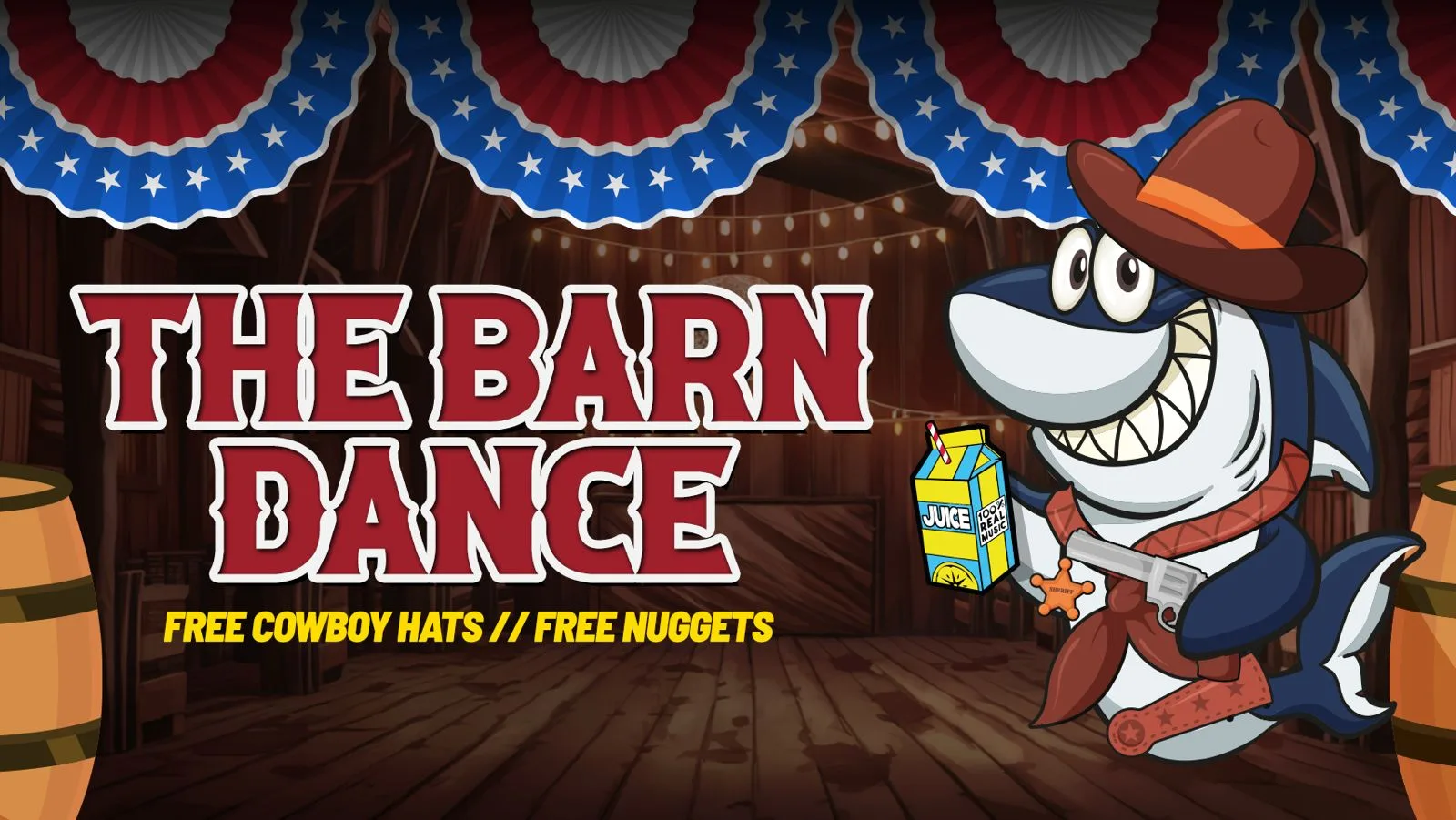 Juice x Sharkies: Bristol: Barn Dance