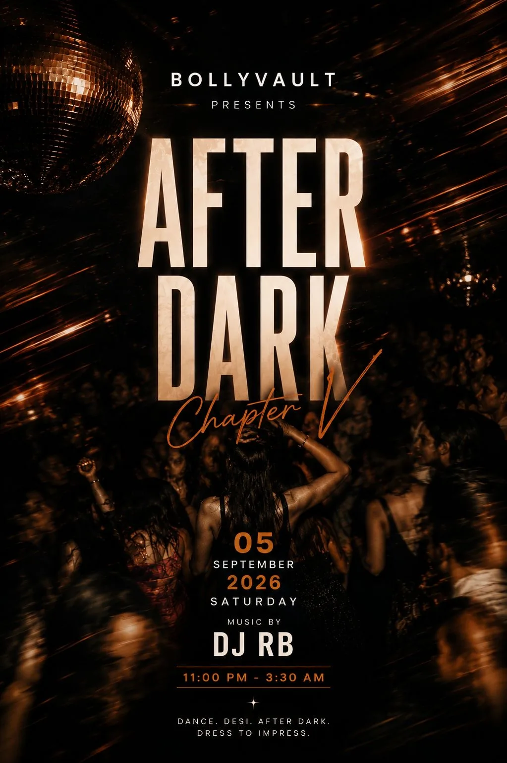 BollyVault Presents: BOLLYWOOD AFTER DARK – Chapter V | 05/09/26 | SATURDAY at Selene Club