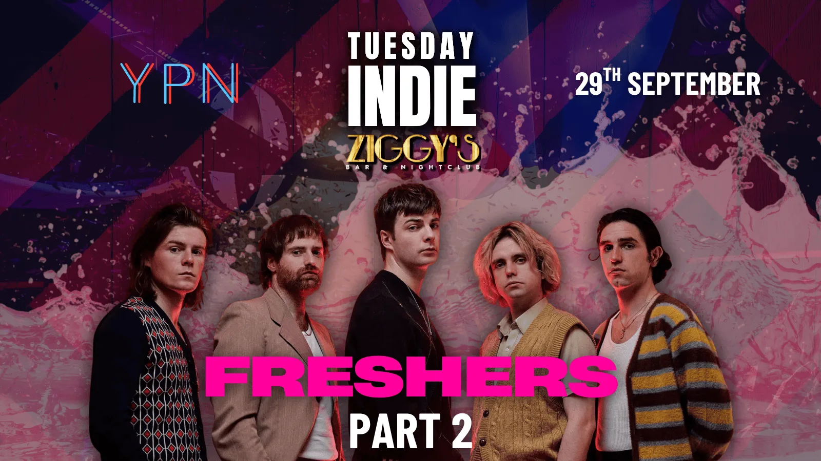 TUESDAY INDIE Ziggy's - FRESHERS PART 2 - 29th September at Ziggy's Bar & Nightclub