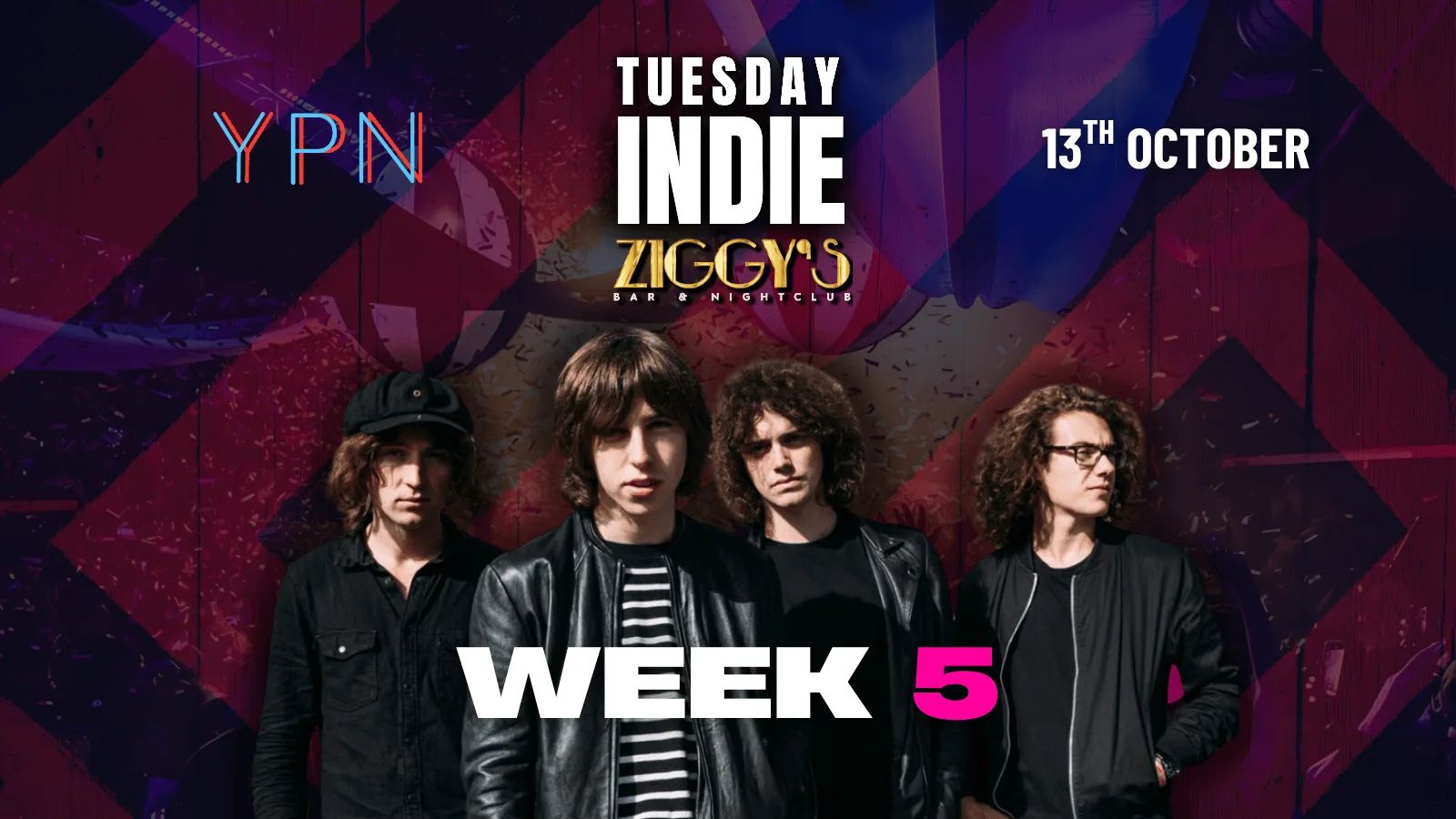 TUESDAY INDIE Ziggy's WEEK 5 - 13th October at Ziggy's Bar & Nightclub