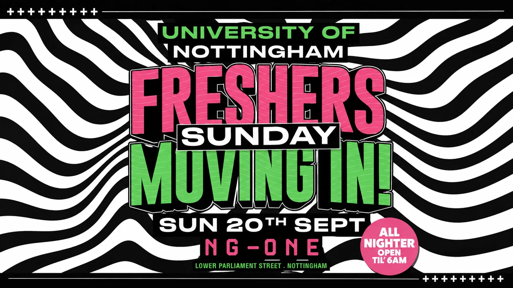 🎠🎢 UON Freshers vs Returners Sunday Moving In Party 🤹🎡 ALL-NIGHTER TILL 6AM At NG ONE- Sunday 20th September at NG-ONE