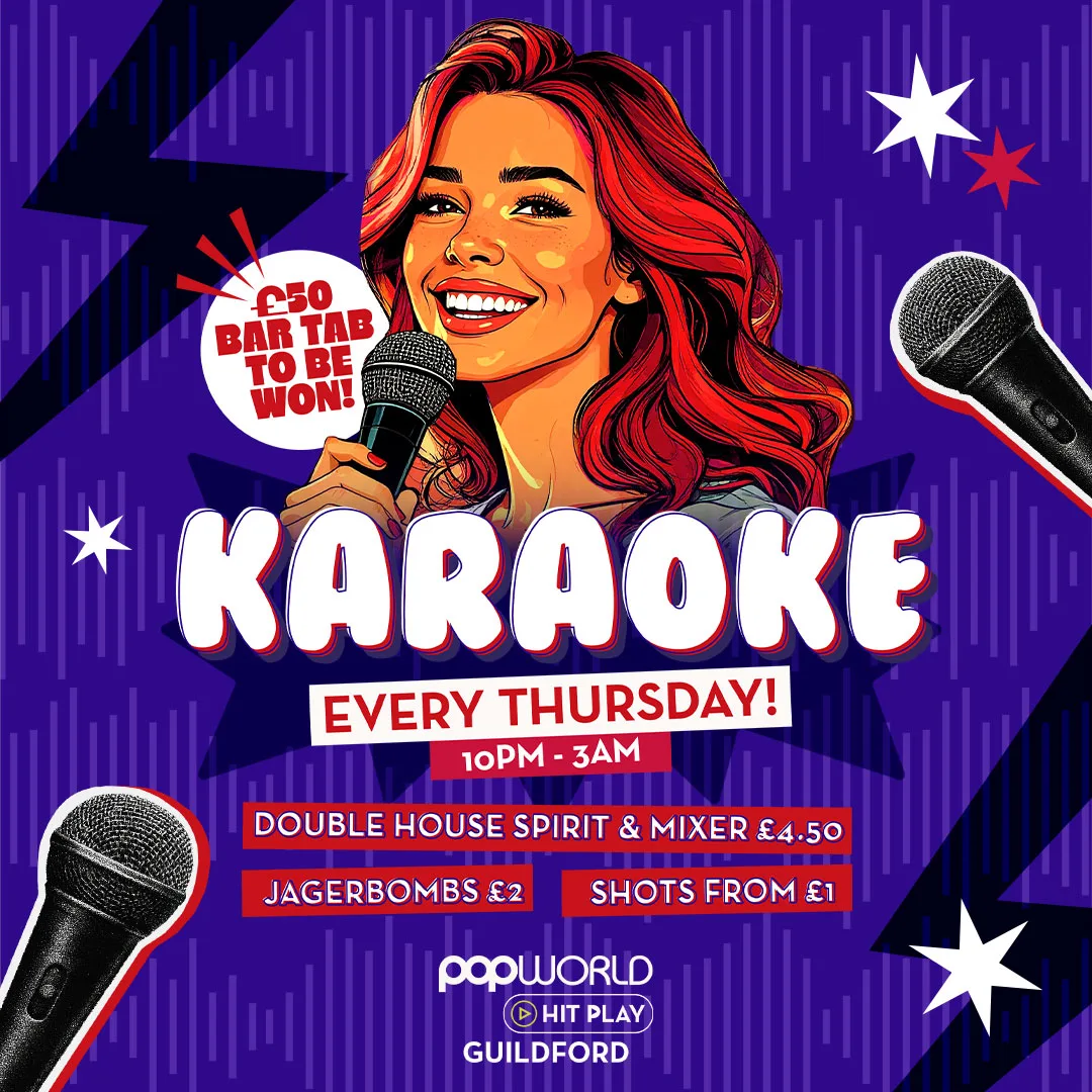 Karaoke Thursday at Popworld - Guildford