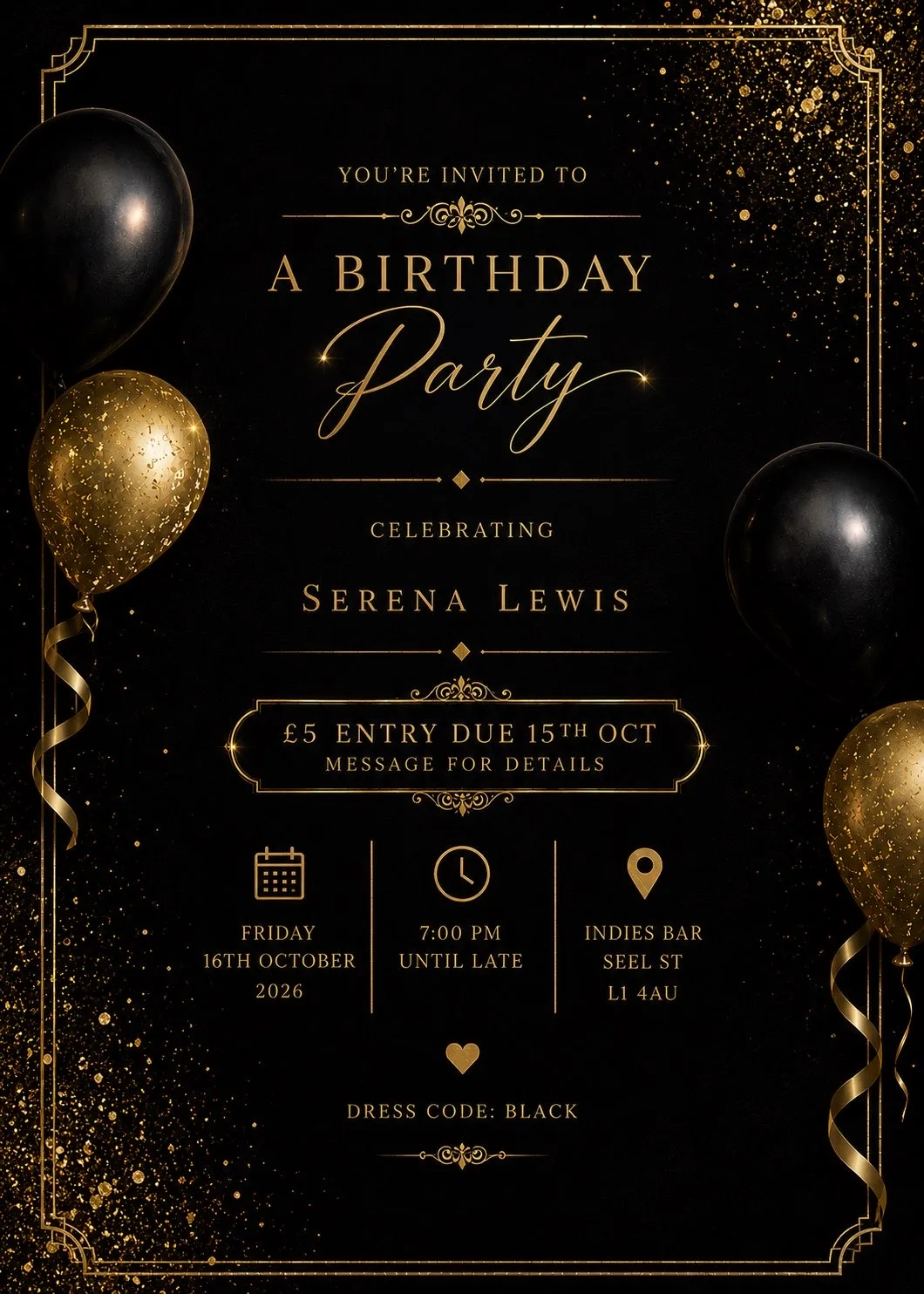 Serena’s Birthday Party at Indie's Bar