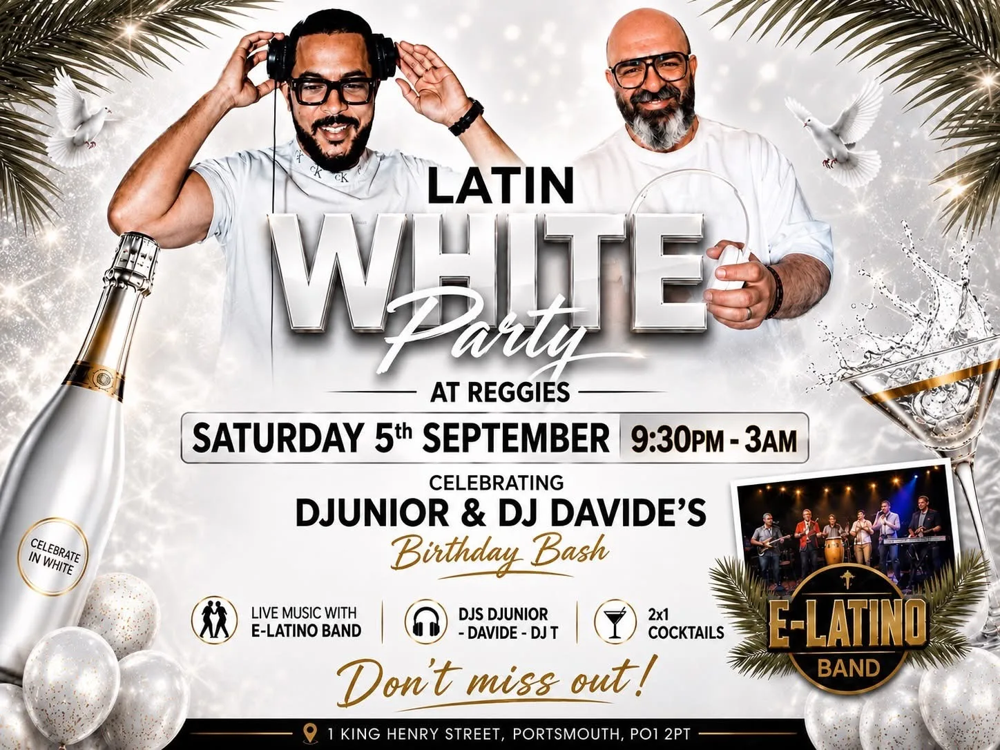 🔥🤍 LATIN WHITE PARTY - ONLINE FLASH SALE 🤍🔥