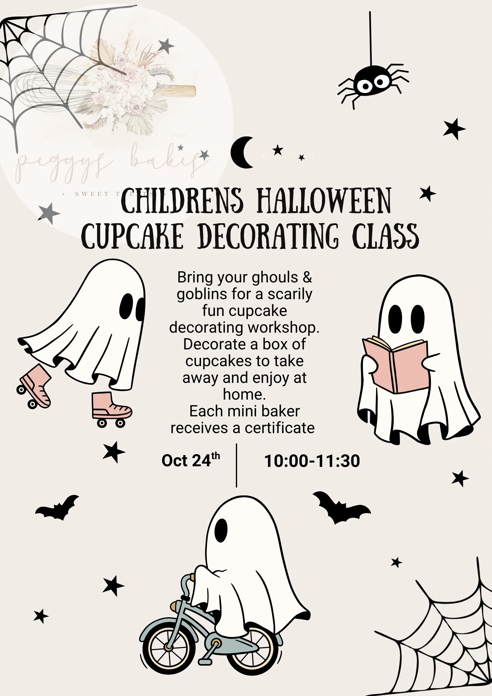 Peggys Bakes Childrens Halloween Cupcake Decorating Workshop
