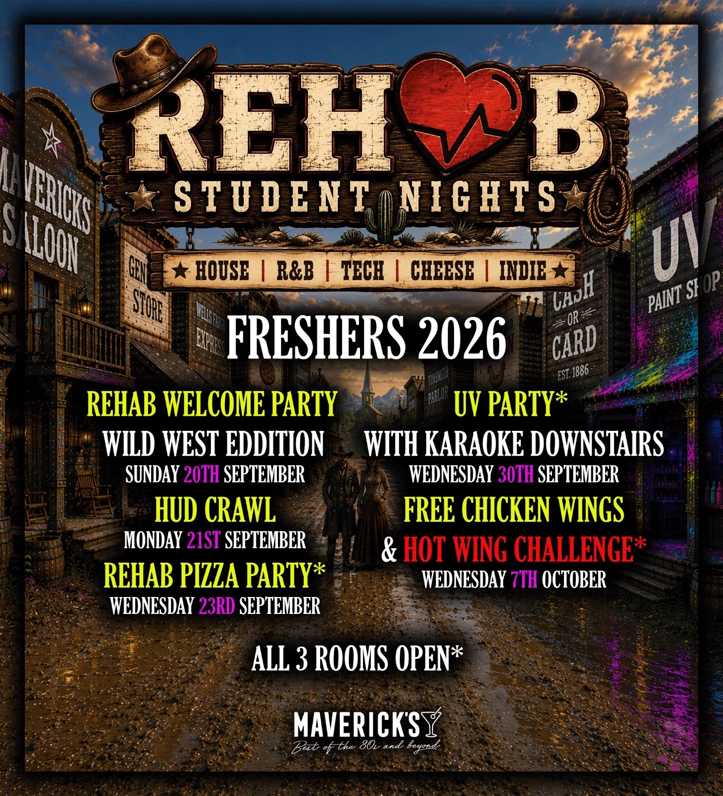 FRESHERS 2026- Wednesday 23rd September - Pizza Party