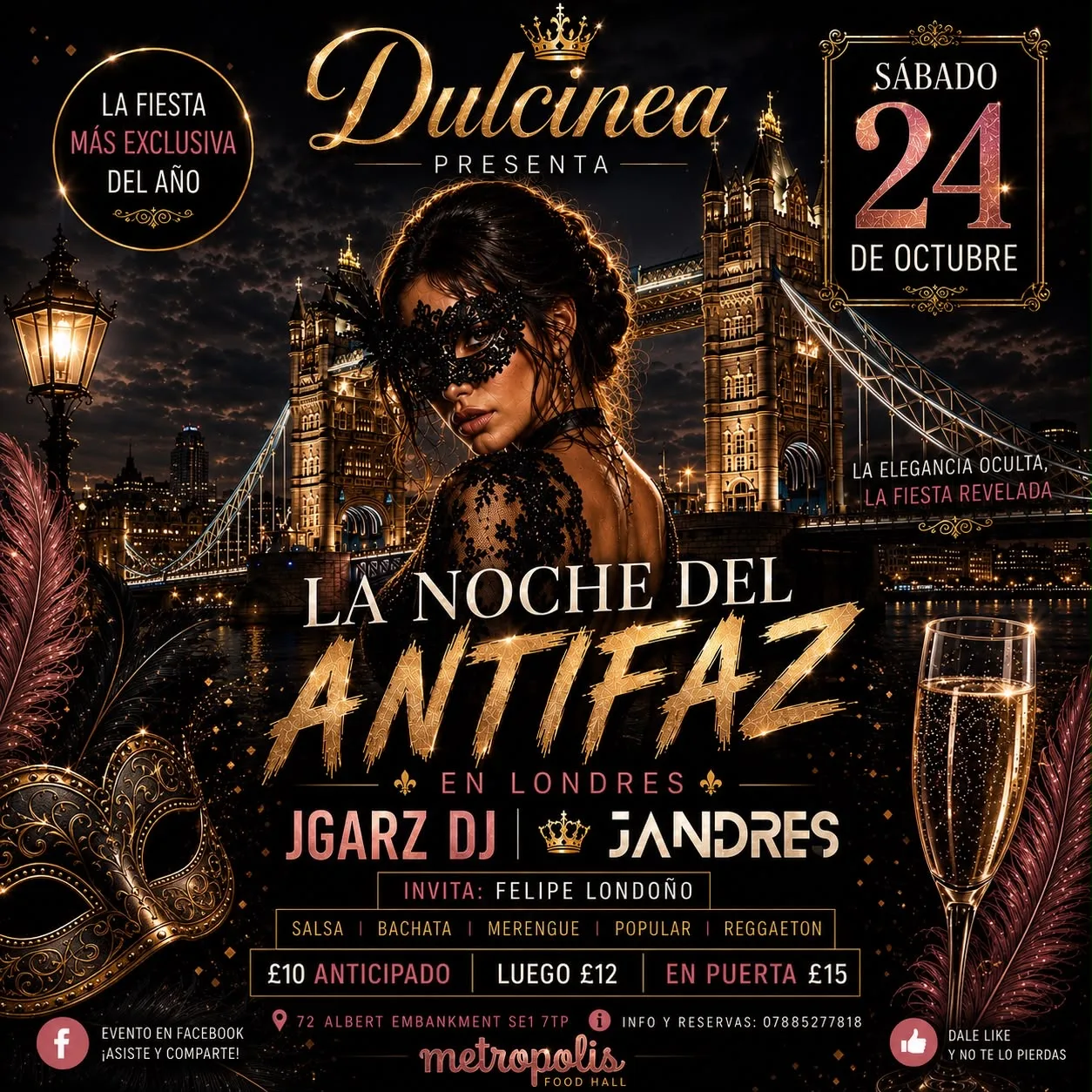 DULCINEA NOCHE DEL ANTIFAZ at Metropolis - Vauxhall