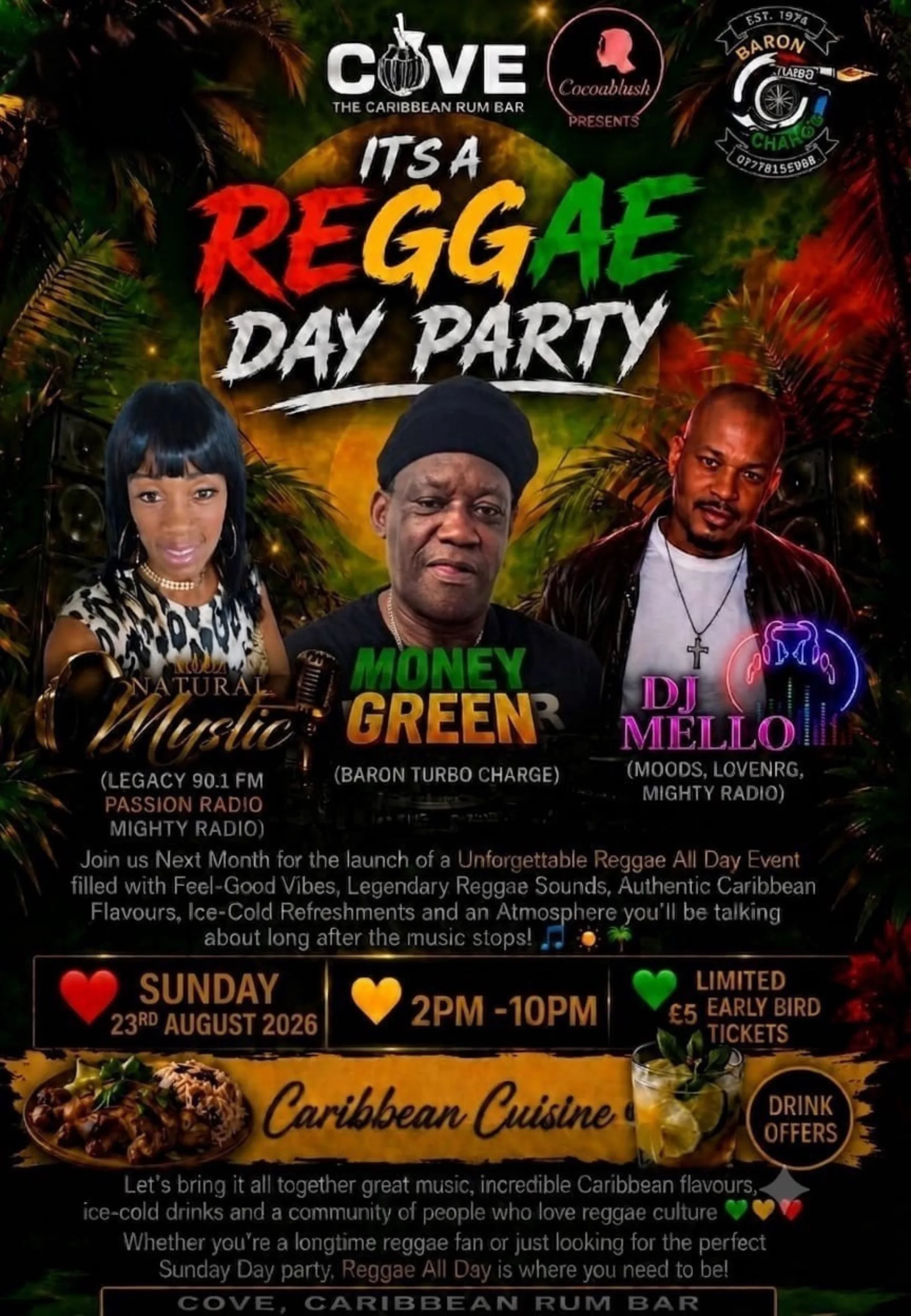 Reggae Day Party at Cove