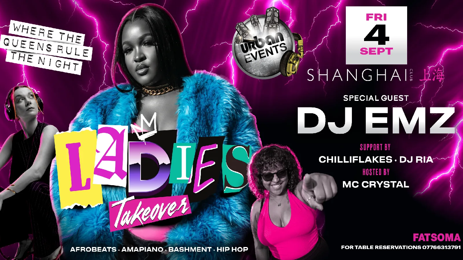 LADIES TAKEOVER | SHANGHAI CLUB | 04.09.26 at Shanghai Nightclub