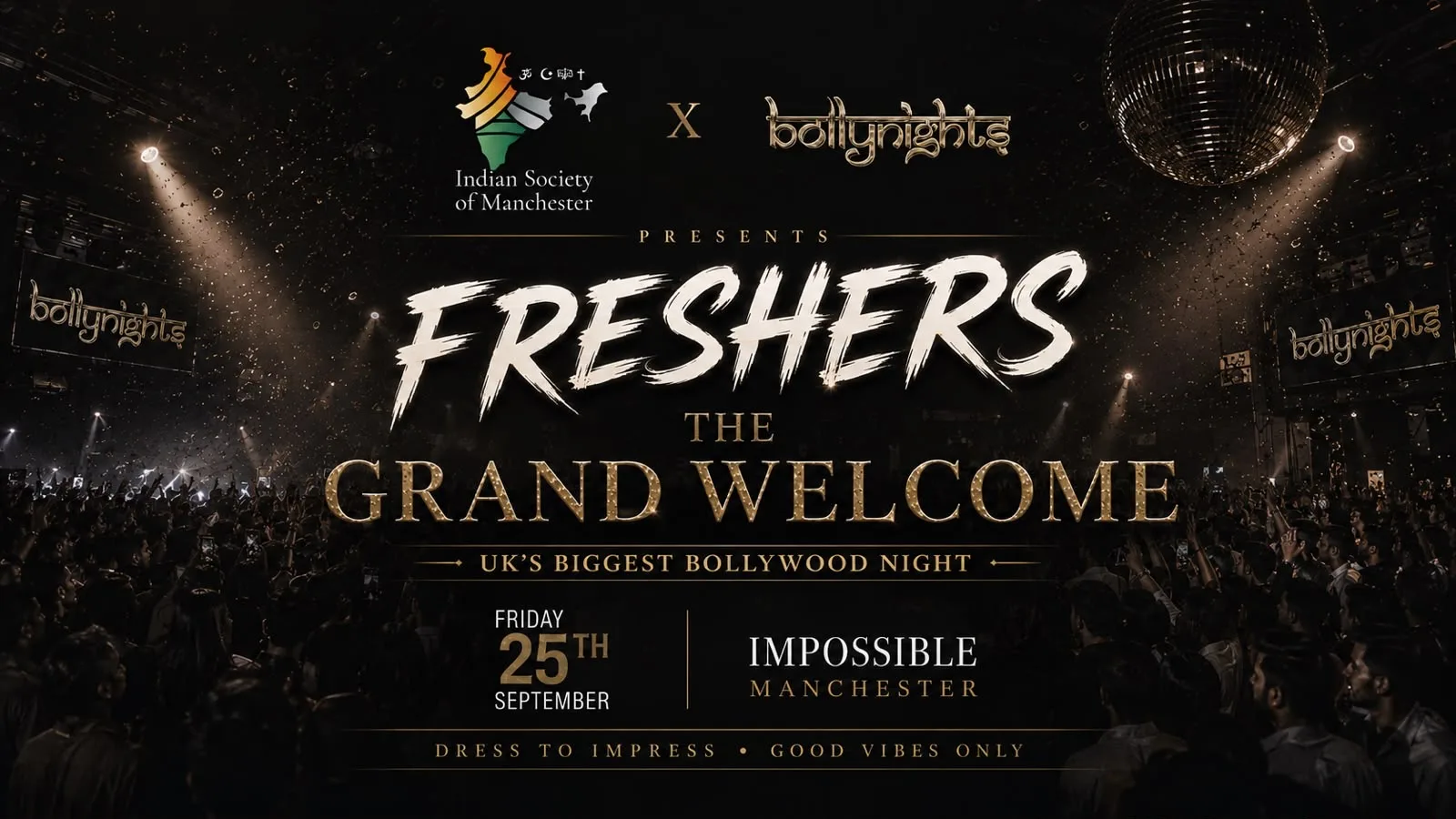 Manchester Bollynights - The Grand Welcome - Friday 25th September | IMPOSSIBLE at Impossible - Manchester