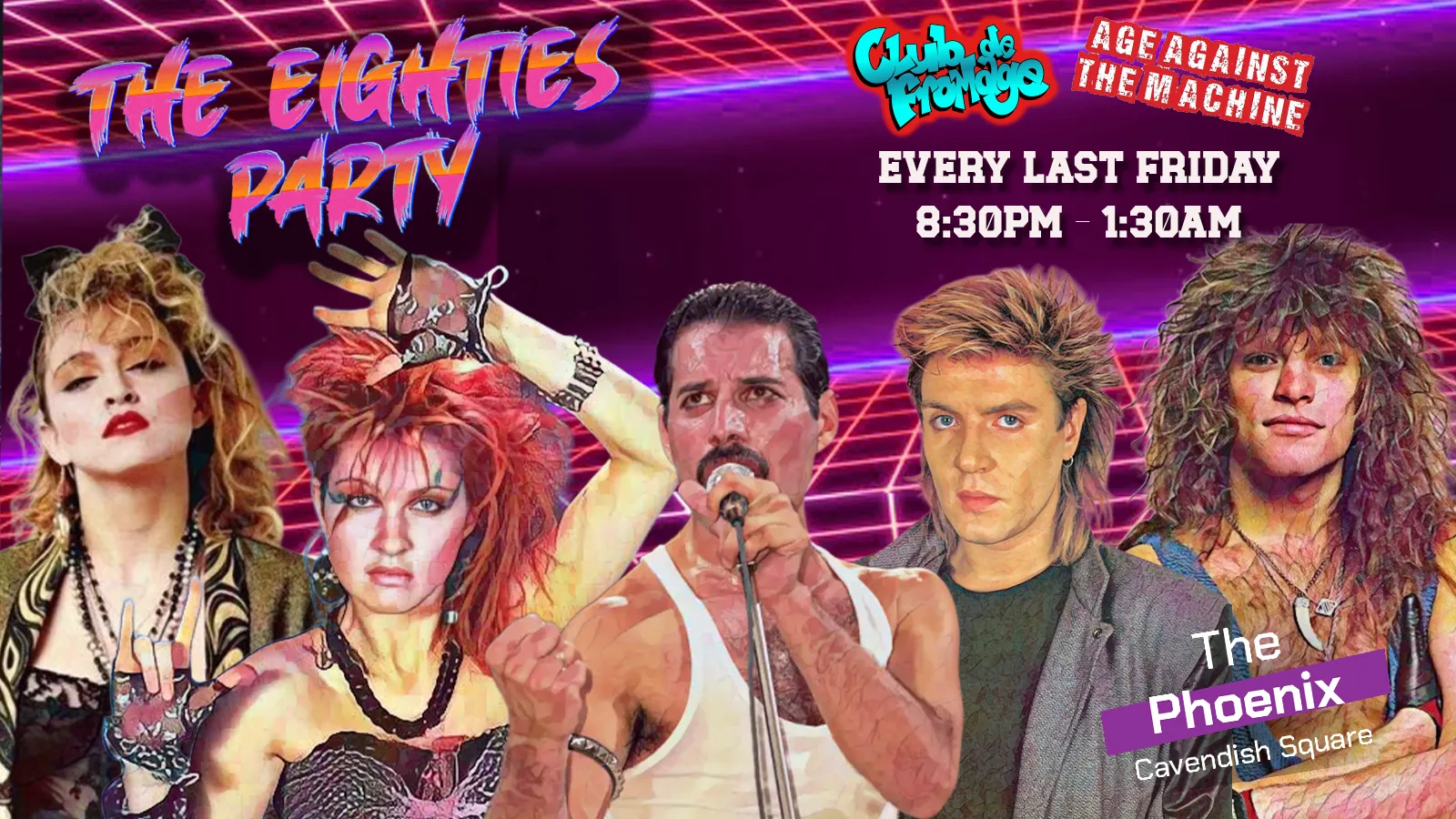 The 80s Party: Age Against The Machine (18+) - 25th September, 8:30pm-1:30am at The Phoenix