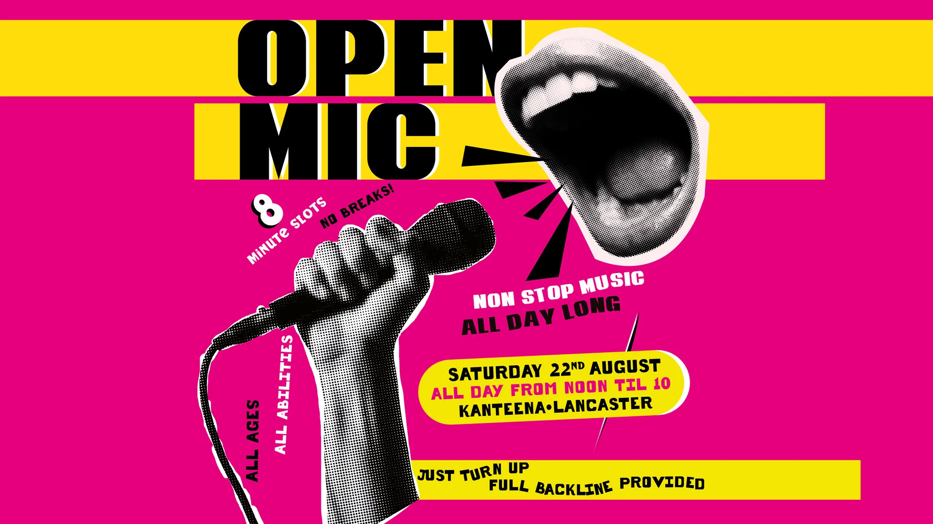 Open Mic All Dayer at Kanteena