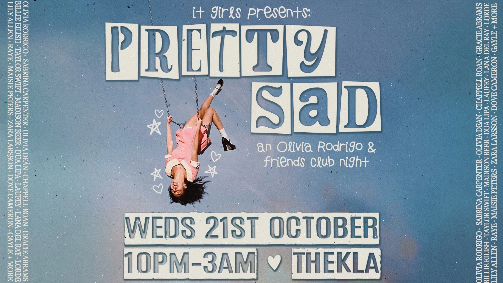Pretty Sad - An Olivia Rodrigo & Friends Club Night