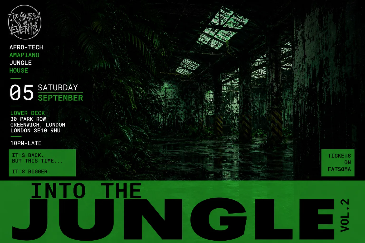 🌴INTO THE JUNGLE vol.2 @ THE LOWER DECK at Lower Deck