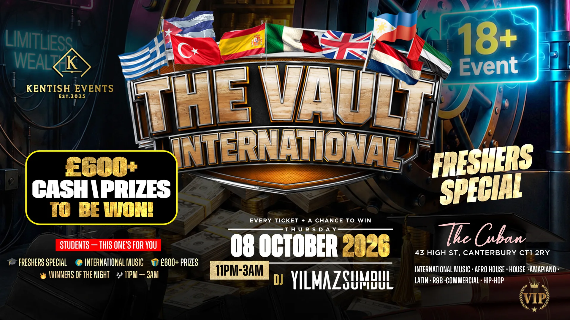 The Vault International - International students party at The Cuban