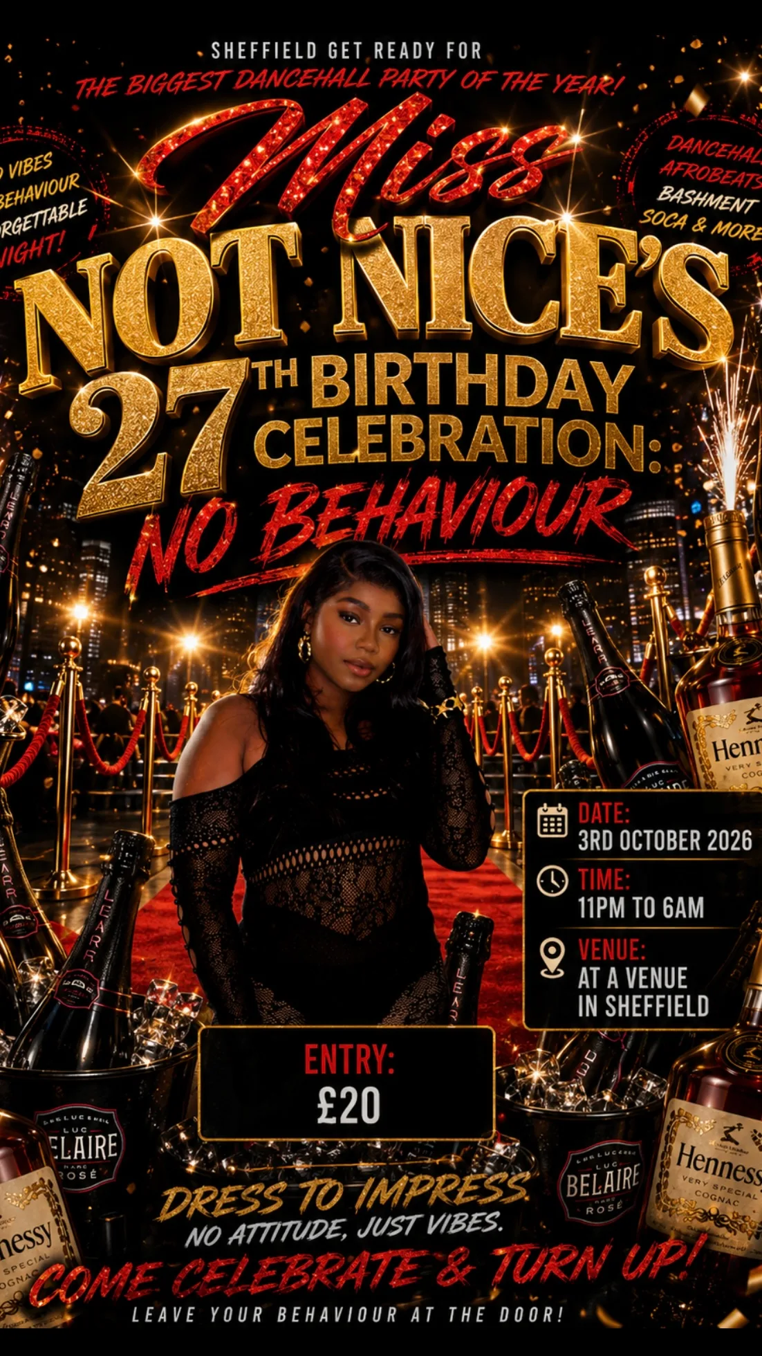 NO BEHAVIOUR!! Miss Not Nices Birthday Celebration 🔥🔥