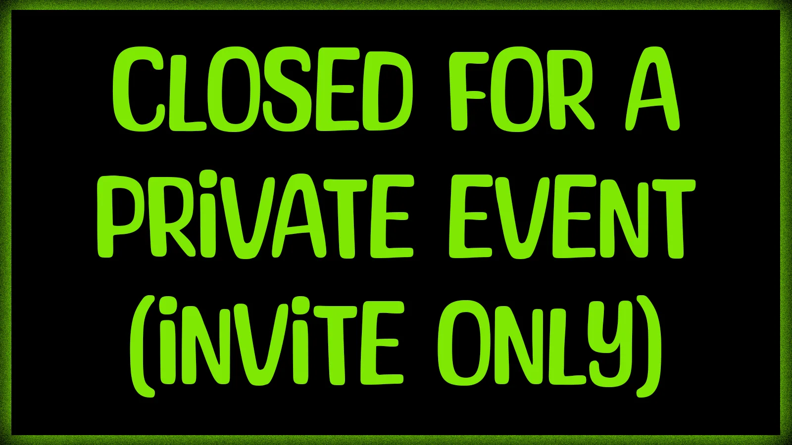 CLOSED FOR A PRIVATE EVENT at The Fulford Arms