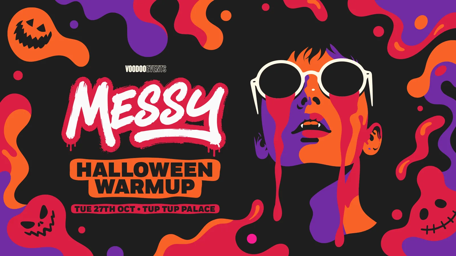 MESSY TUESDAYS // HALLOWEEN WARM-UP 🎃 // TUP TUP PALACE