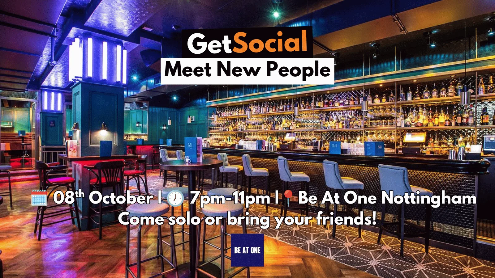 GetSocial Drinks | Meet New People & Make Friends (20s–40s) 🍹
