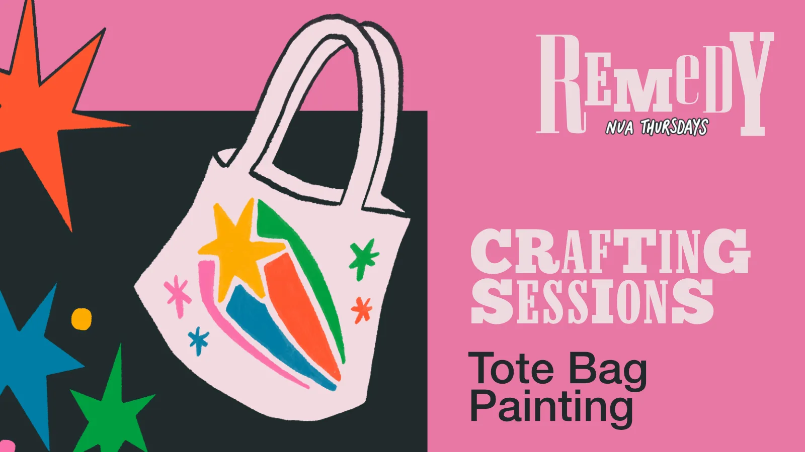 CRAFTING SESSIONS - TOTE BAG DESIGN - THURSDAY 22ND OCTOBER at Mr Postles Apothecary