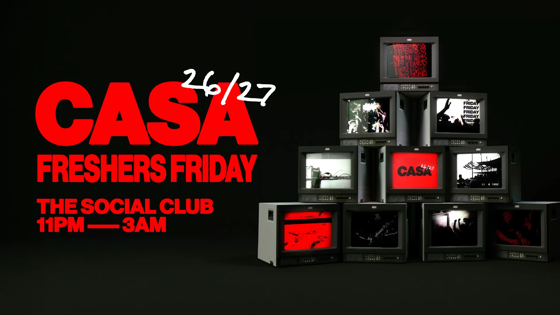 CASA: FRIDAY AT THE SOCIAL CLUB // HIGH ENERGY HOUSE & CLASSICS // 18TH SEPTEMBER at The Social Club