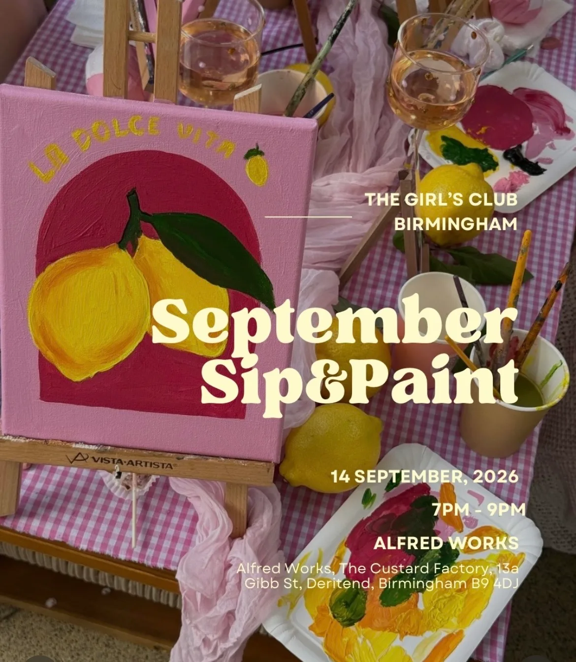 Sip&Paint 🍂🧡 at Alfred Works