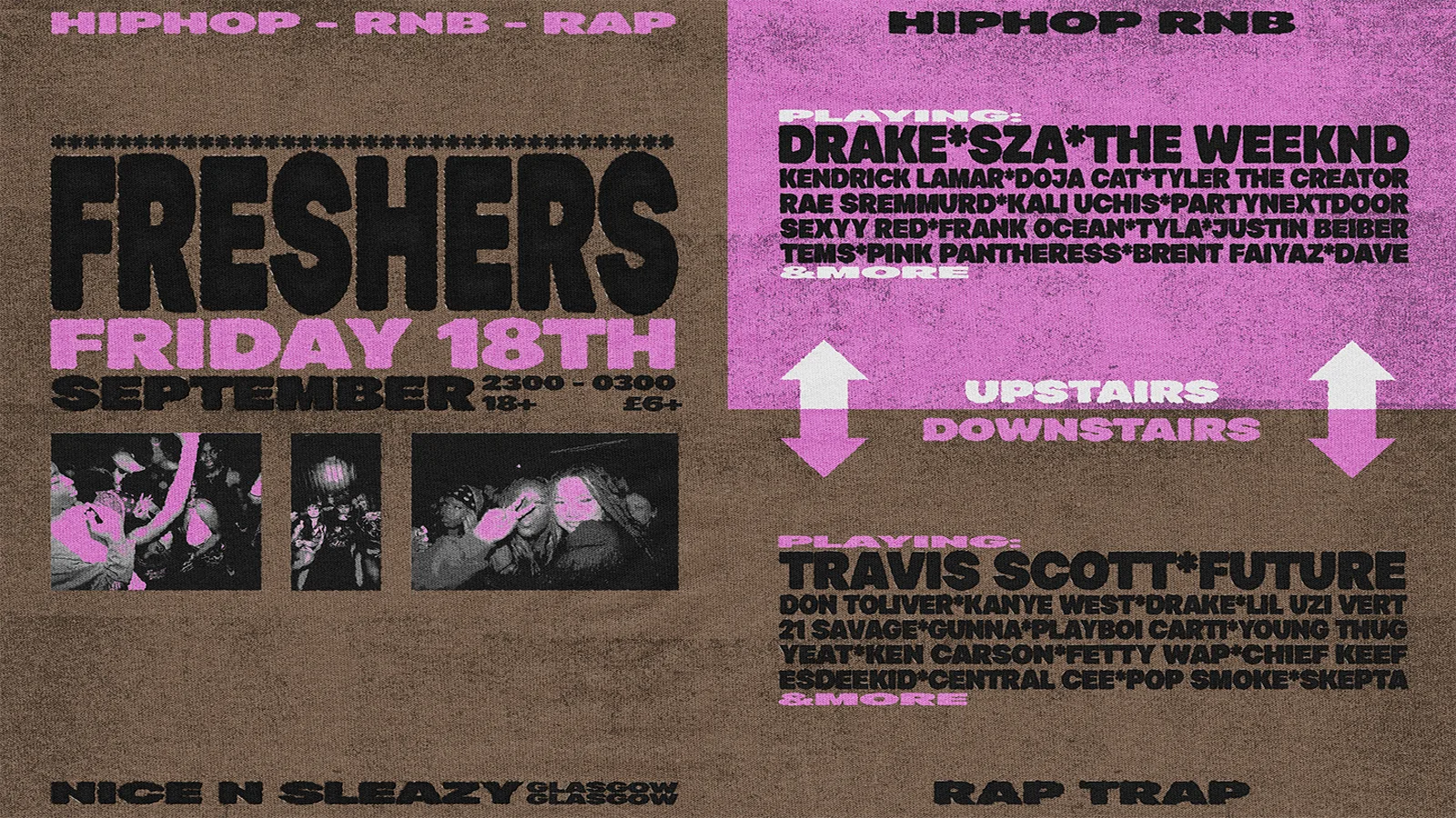 LUSTRA: FRESHERS 2 FLOOR TAKEOVER