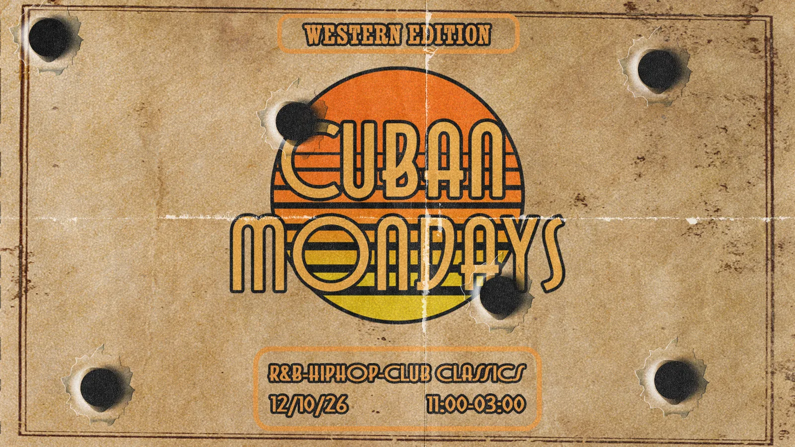 CUBAN MONDAYS - WESTERN EDITION at The Cuban