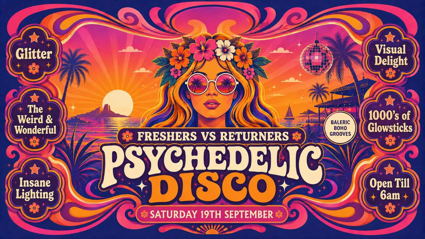 [TICKETS SELLING FAST] The Psychedelic Disco Returns - The Weird & Wonderful Edition at NG-ONE