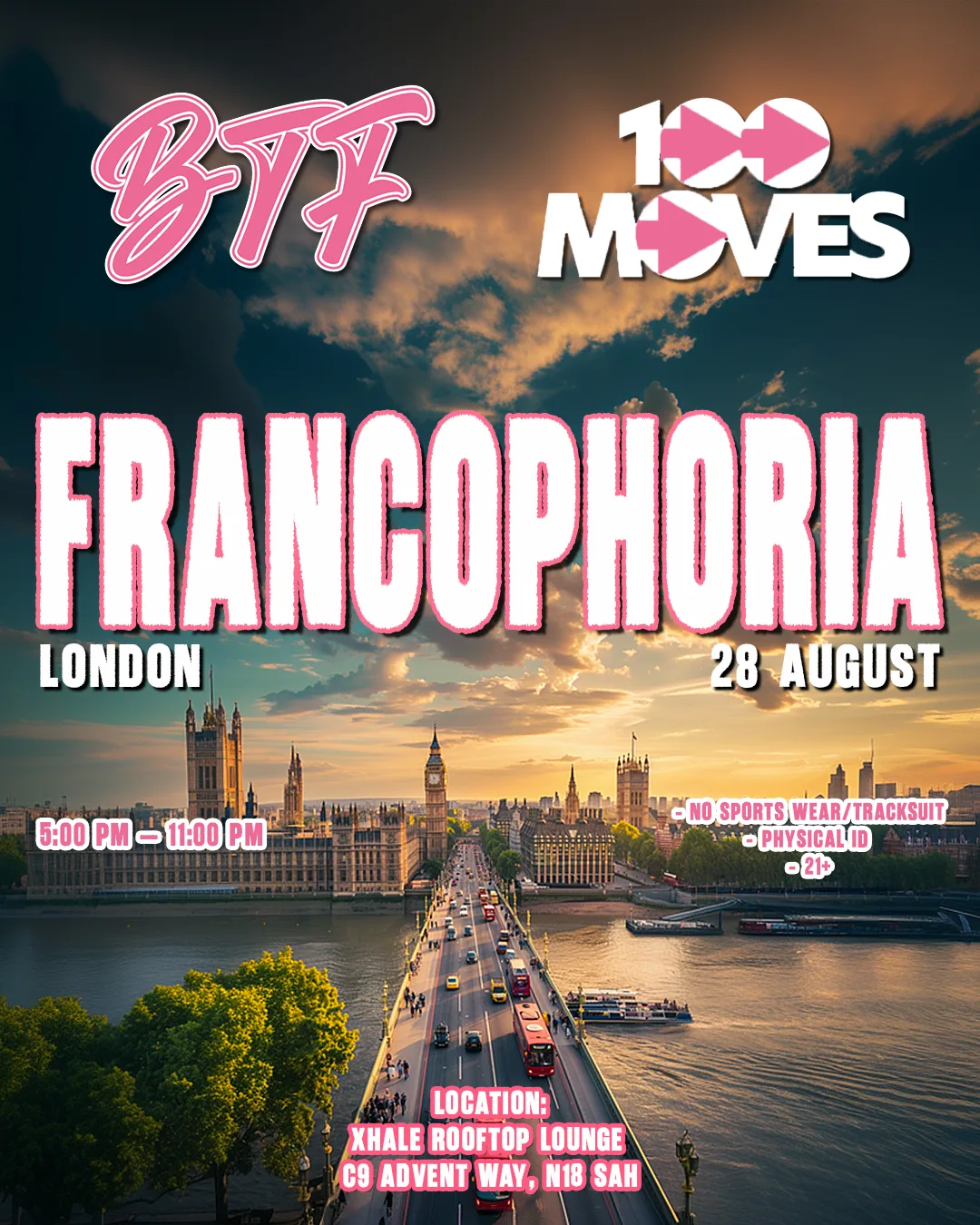FRANCOPHORIA at Xhale Rooftop Lounge