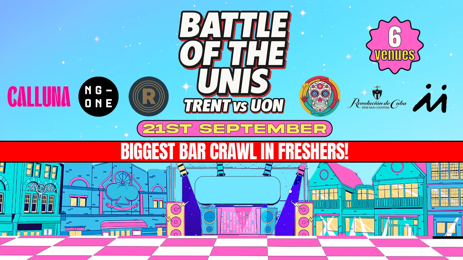OFFICIAL Nottingham Battle of The Uni Bar Crawl - NTU vs UON